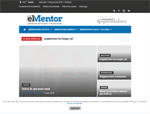 Tablet Screenshot of fundacionemprendedores.com